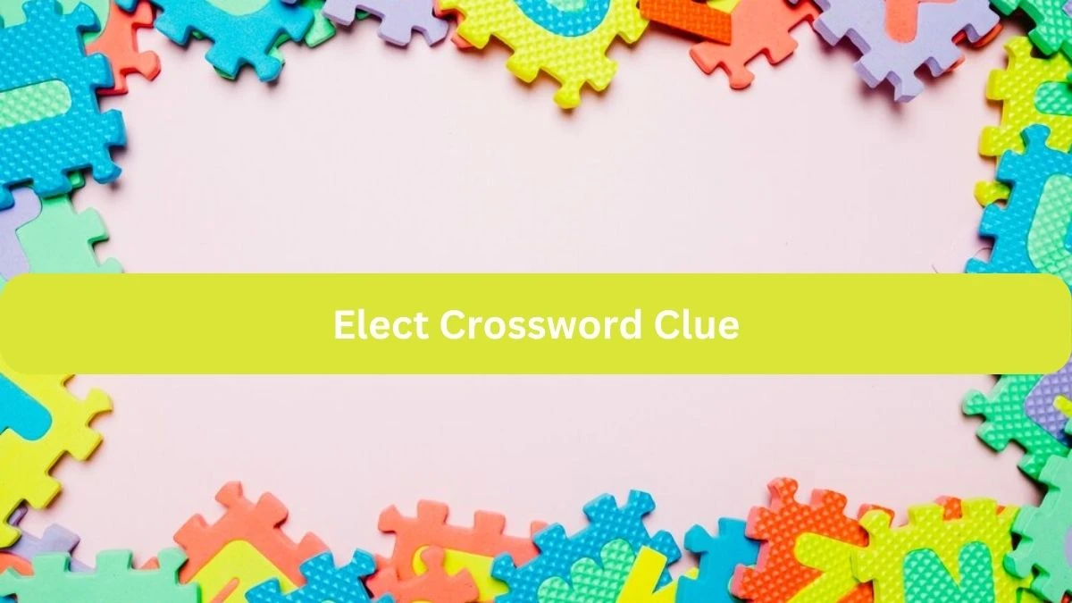 Elect NYT Crossword Clue Puzzle Answer on September 20, 2024