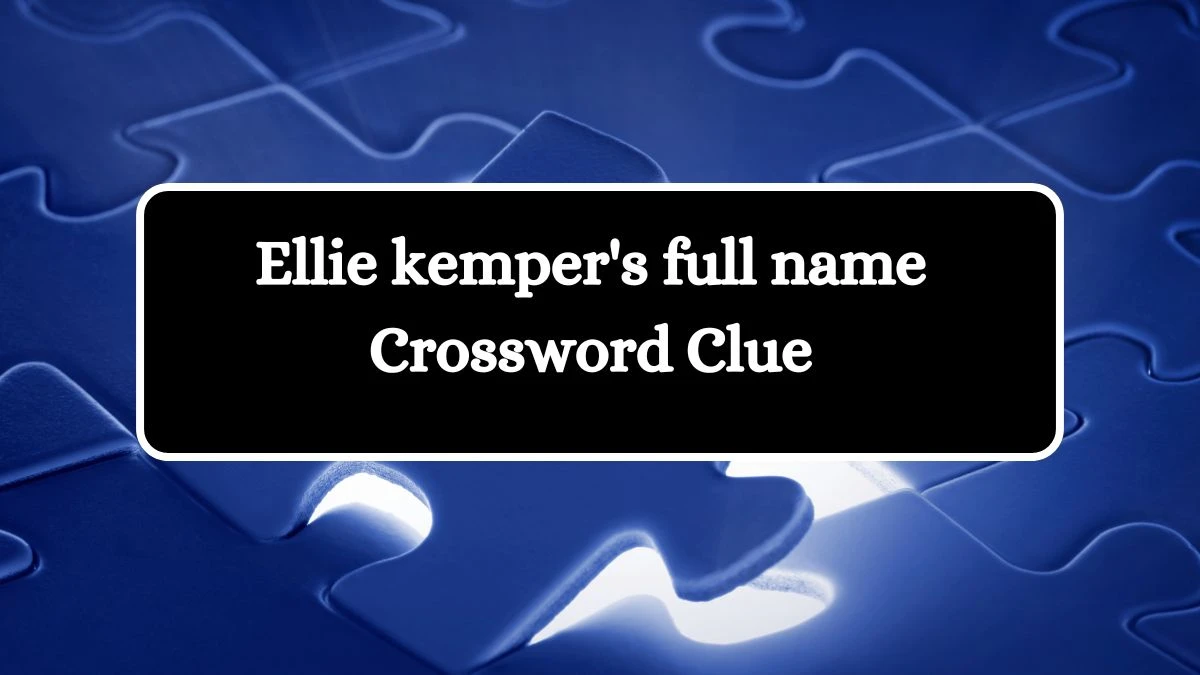 Ellie kemper's full name 7 Little Words Puzzle Answer from September 28, 2024