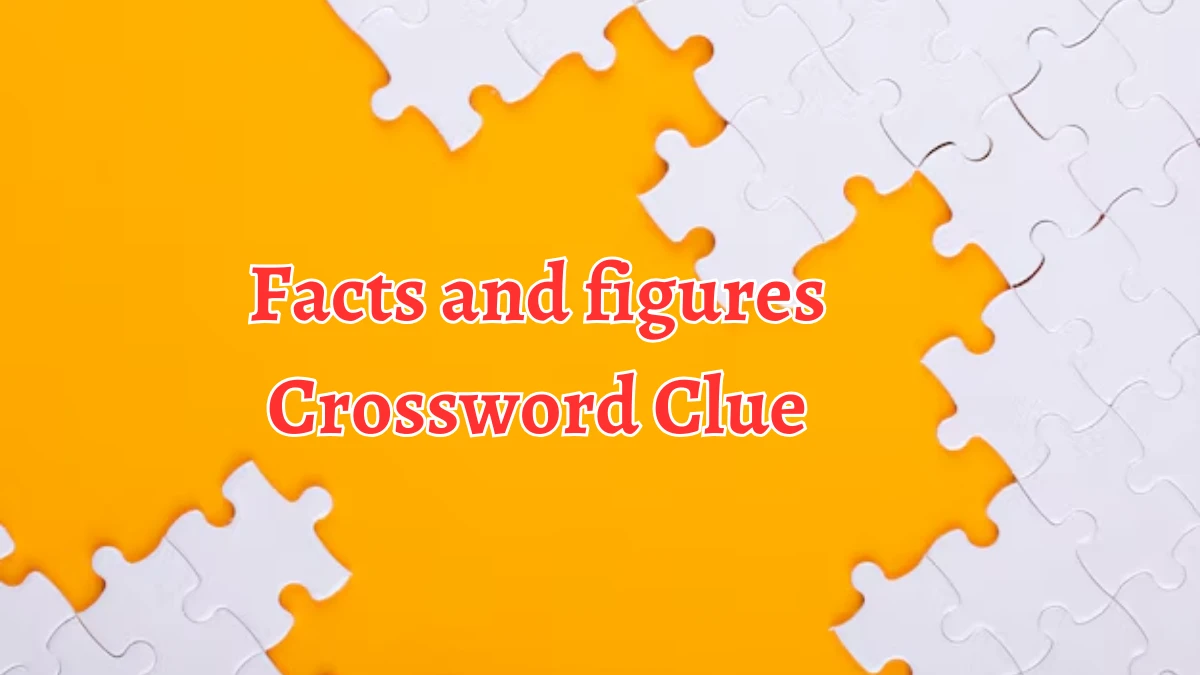 Facts and figures NYT Crossword Clue Puzzle Answer on September 09, 2024