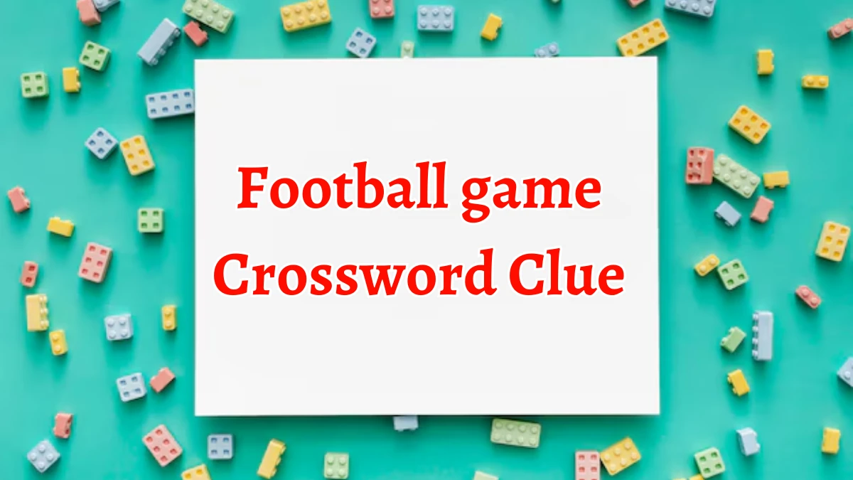 Football game 5 Letters Crossword Clue Puzzle Answer from September 18, 2024