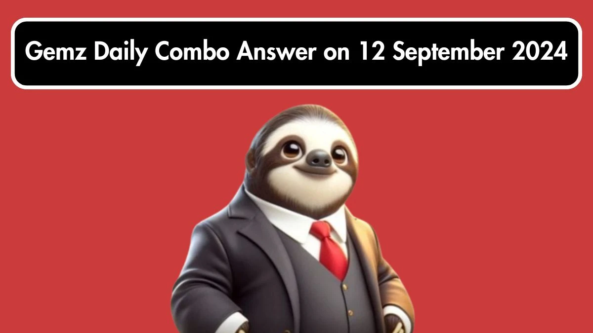 Gemz Daily Combo Answer on 12 September 2024 - Cards for Coins!