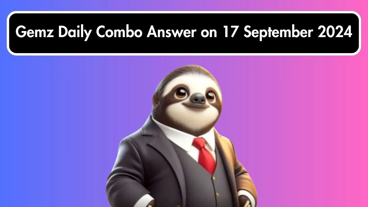 Gemz Daily Combo Answer on 17 September 2024 - Cards for Coins!