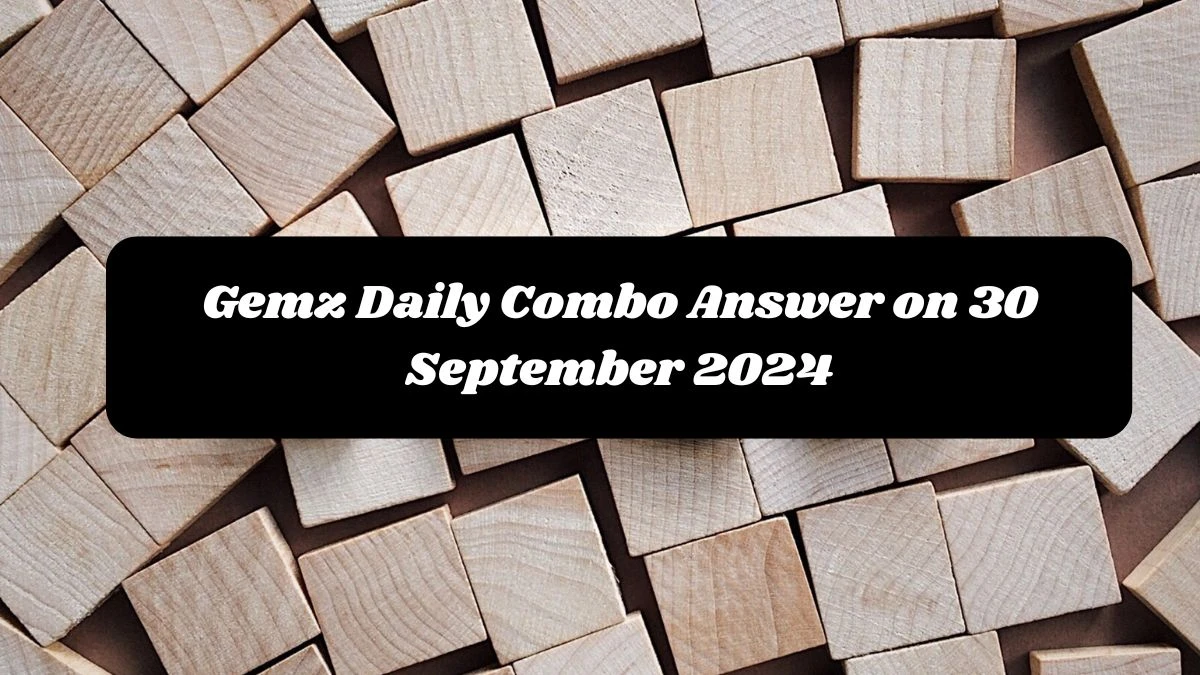 Gemz Daily Combo Answer on 30 September 2024 - Cards for Coins!