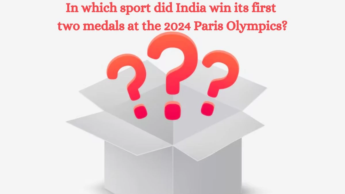 In which sport did India win its first two medals at the 2024 Paris Olympics? Amazon Quiz Answer Today September 03, 2024