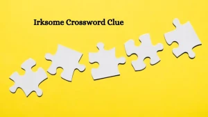 Irksome NYT Crossword Clue Puzzle Answer from September 30, 2024