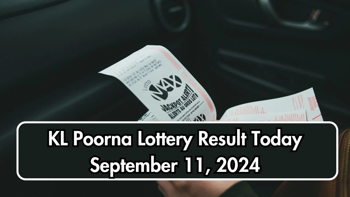 KL Poorna Lottery Result Today September 11, 2024