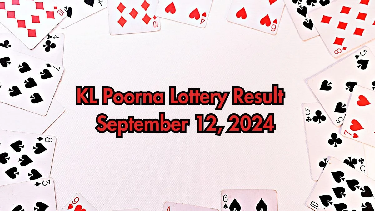 KL Poorna Lottery Result Today September 12, 2024