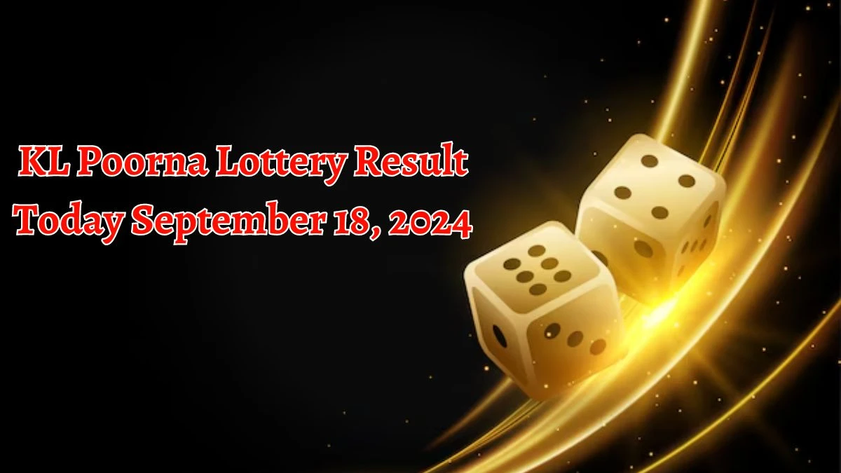 KL Poorna Lottery Result Today September 18, 2024