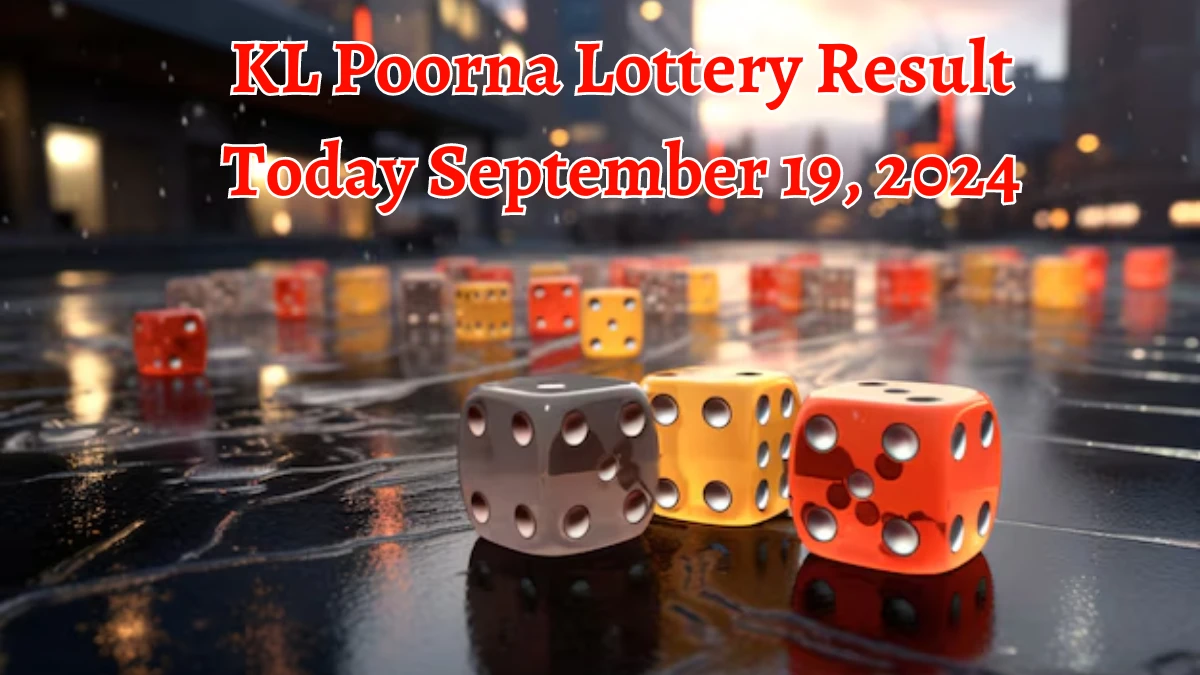 KL Poorna Lottery Result Today September 19, 2024