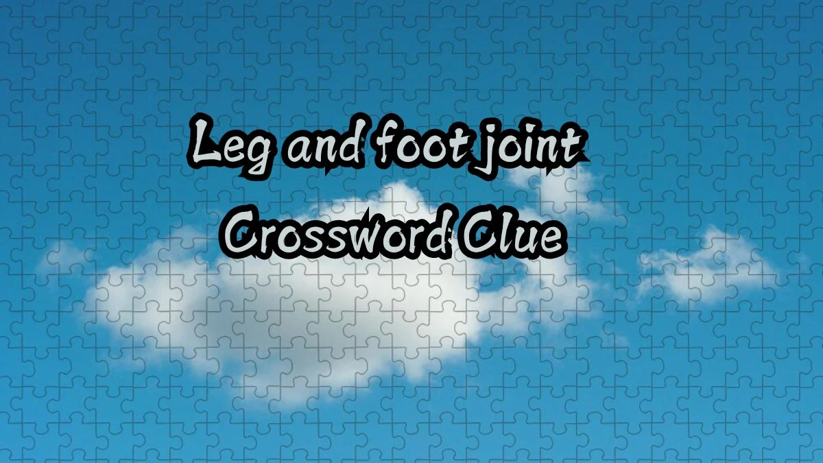 Leg and foot joint 5 Letters Crossword Clue Puzzle Answer from September 16, 2024