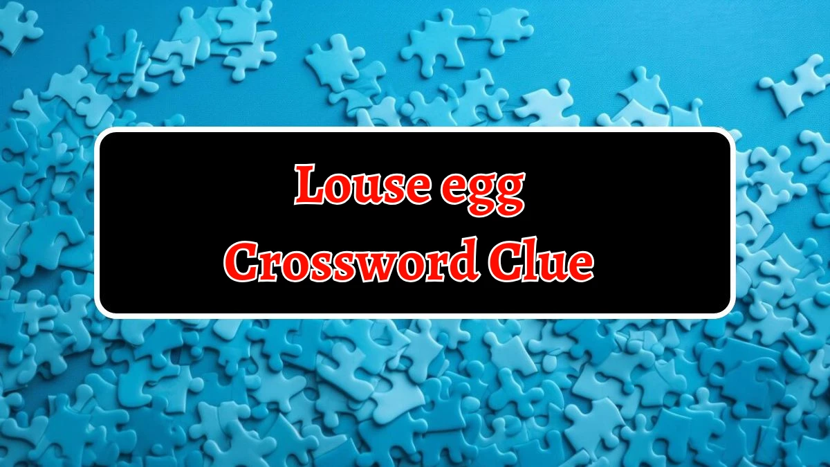 NYT Louse egg Crossword Clue Puzzle Answer from September 18, 2024