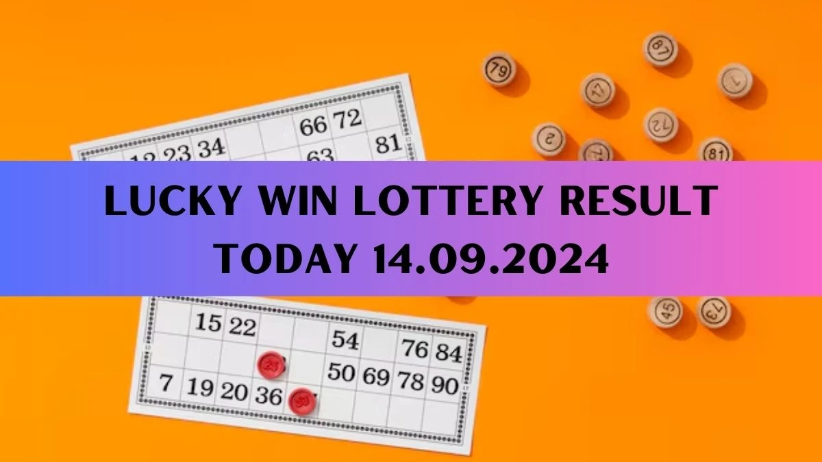 Lucky Win Lottery Result Today 14.09.2024