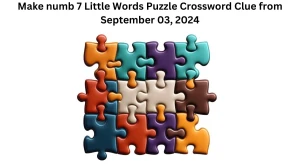 Make numb 7 Little Words Puzzle Answer from September 03, 2024