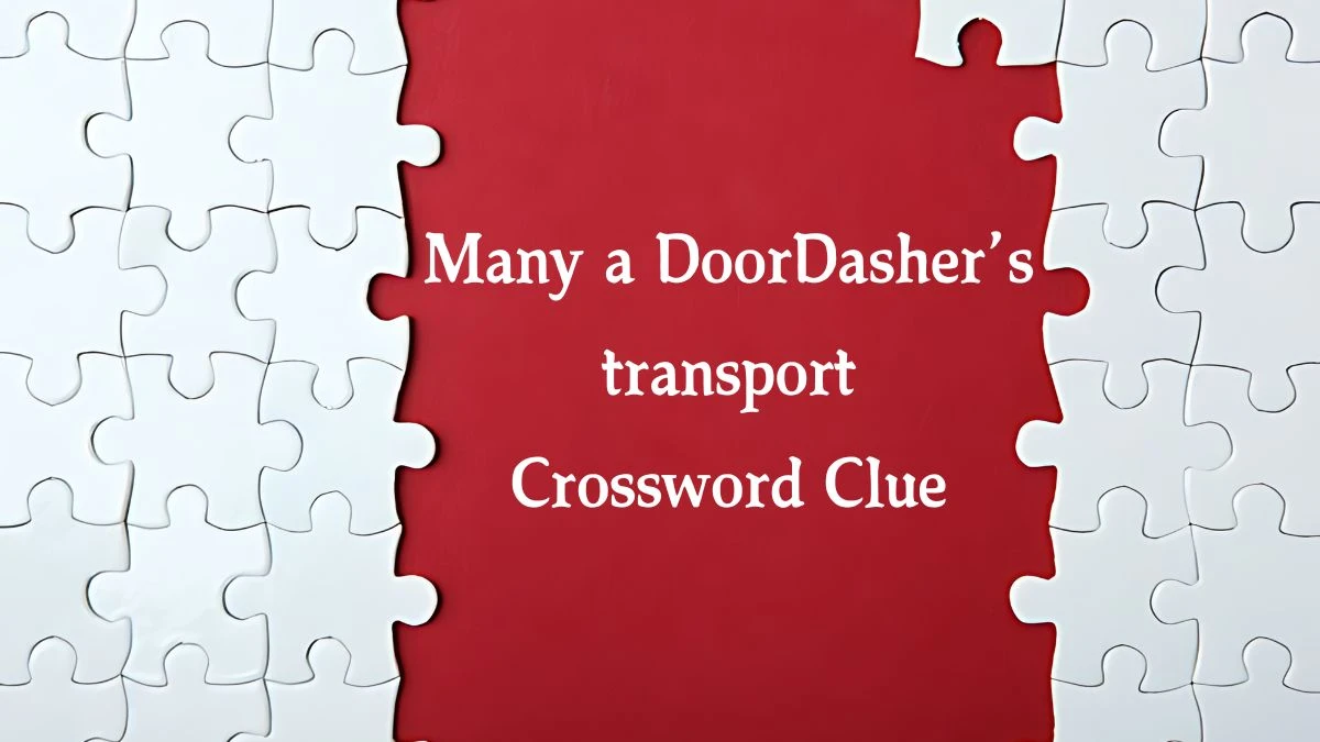 NYT Many a DoorDasher’s transport (5) Crossword Clue Puzzle Answer from September 28, 2024