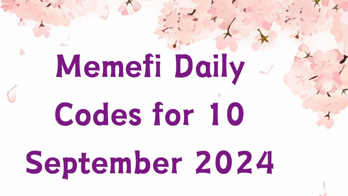 Memefi Daily Codes for 10 September 2024