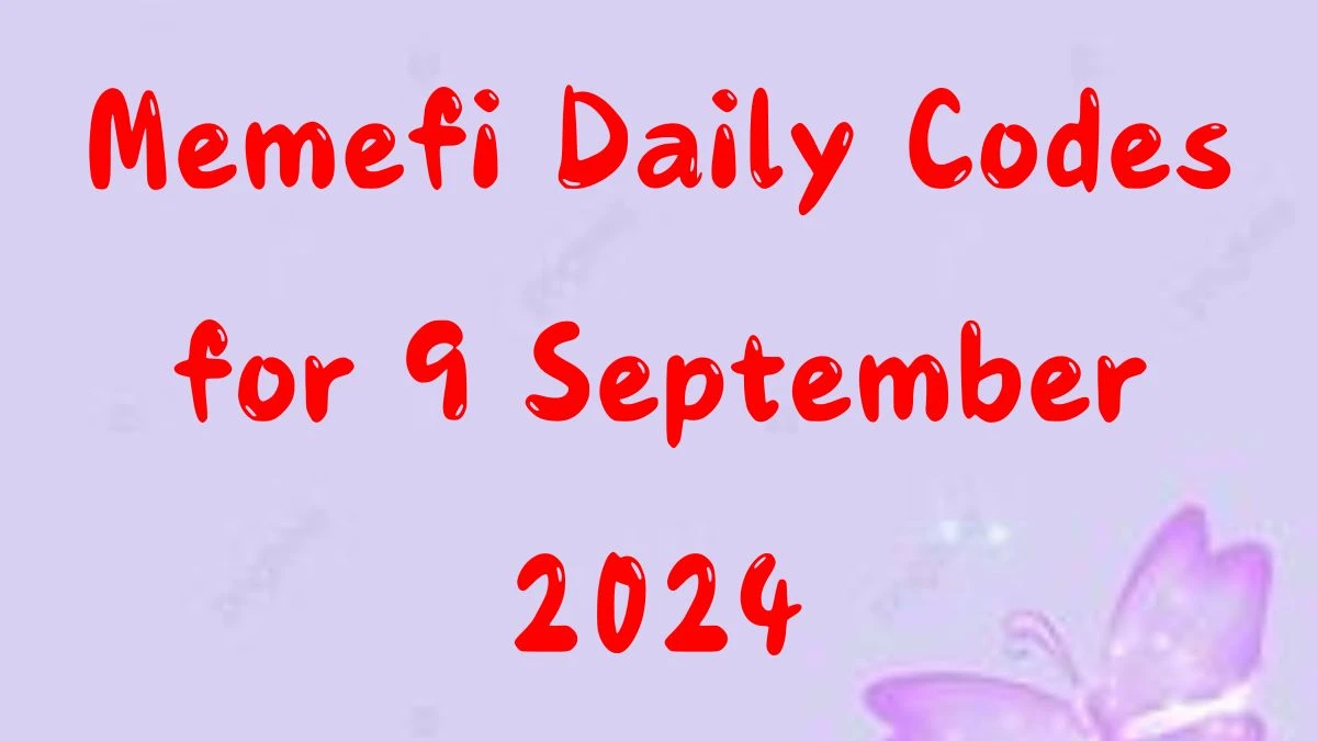 Memefi Daily Codes for 9 September 2024