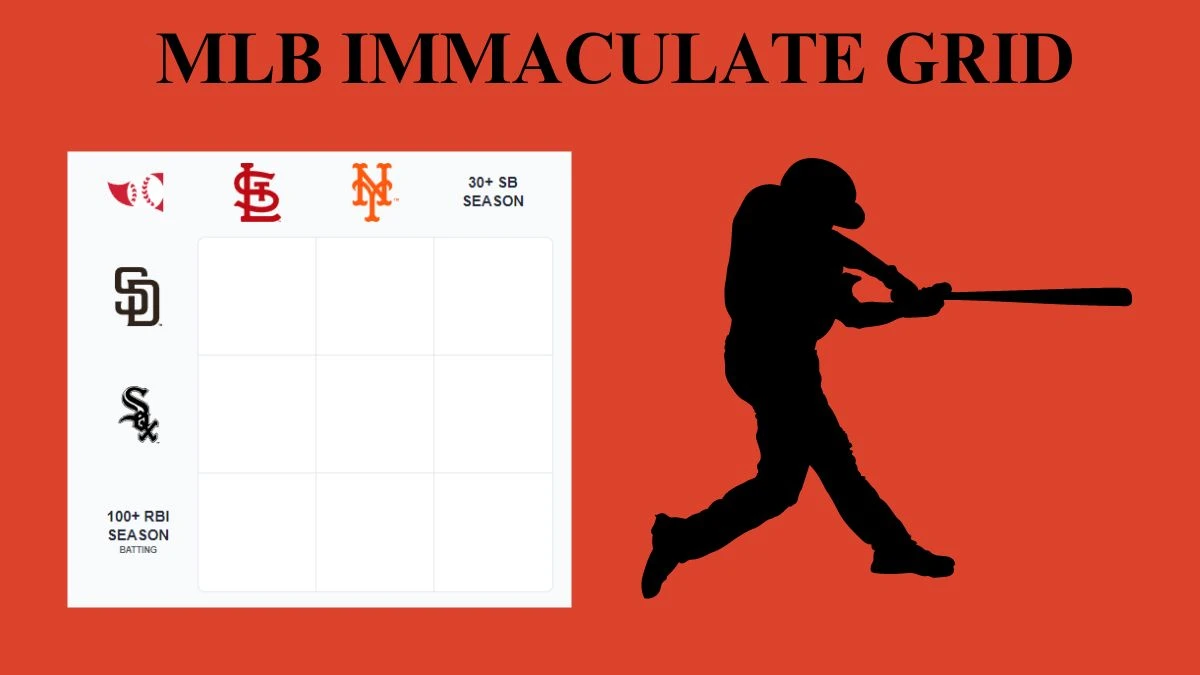 Which MLB player who had a notable season with 30+ stolen bases and played for the Chicago White Sox? MLB Immaculate Grid Answers for September 18 2024