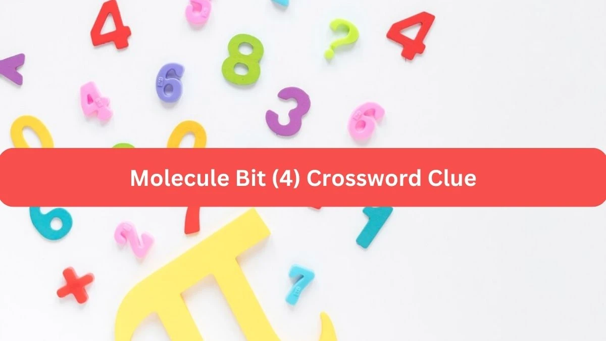 Molecule Bit (4) NYT Crossword Clue Puzzle Answer from September 24, 2024