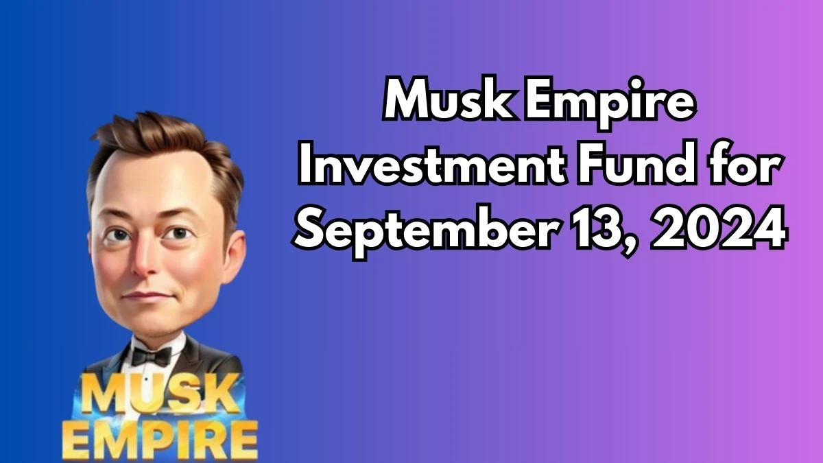 Musk Empire Investment Fund for September 13, 2024