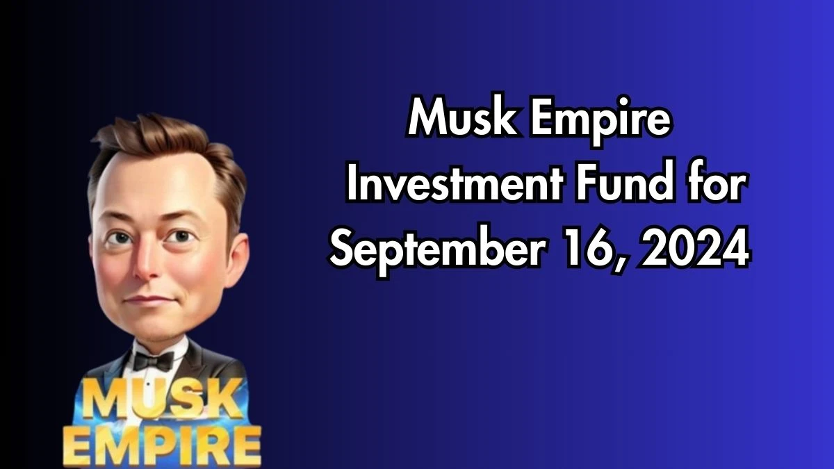 Musk Empire Investment Fund for September 16, 2024