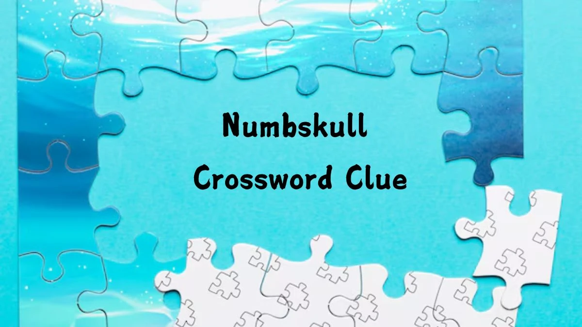 NYT Numbskull Crossword Clue Puzzle Answer from September 09, 2024