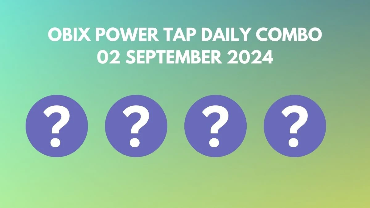 Obix Power Tap Daily Combo 02 September 2024