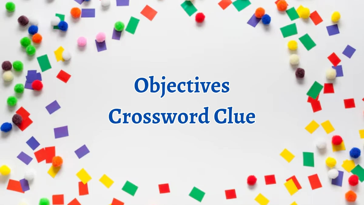 Objectives Irish Daily Mail Quick Crossword Clue Puzzle Answer from September 13, 2024