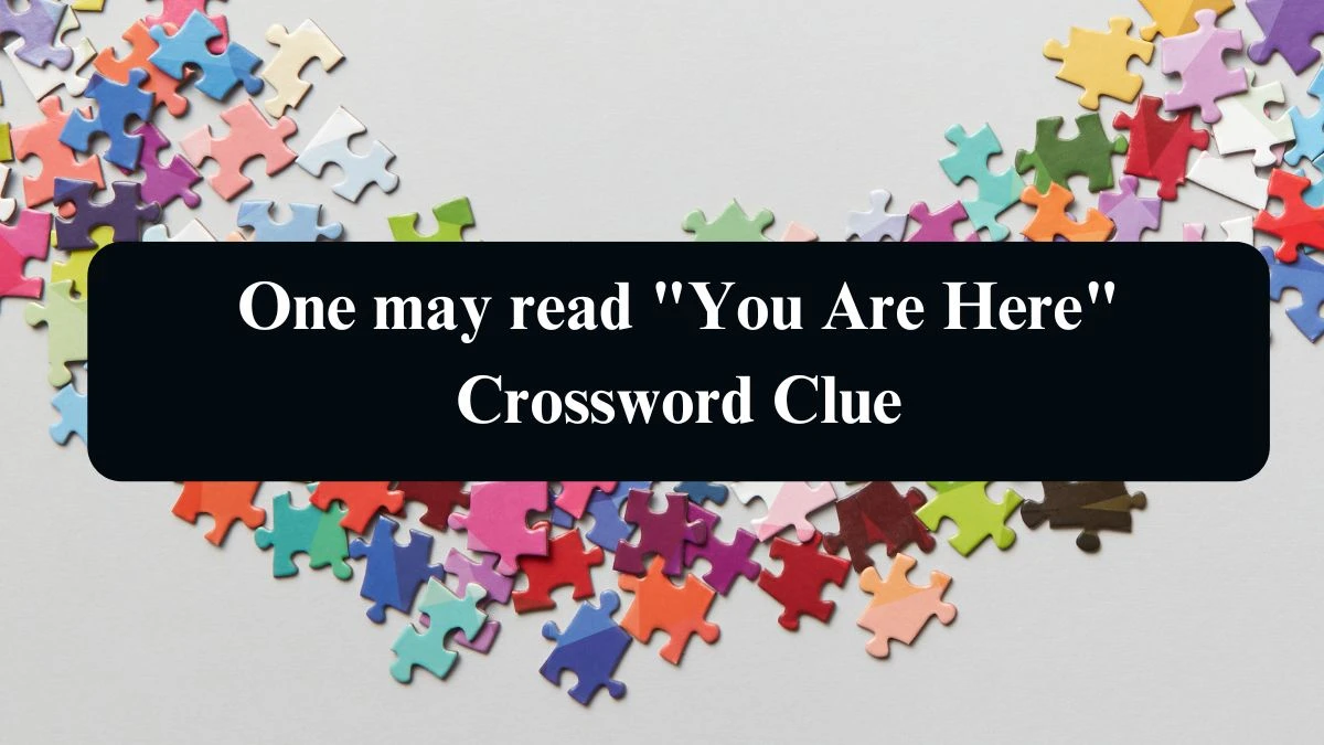 One may read You Are Here NYT Crossword Clue