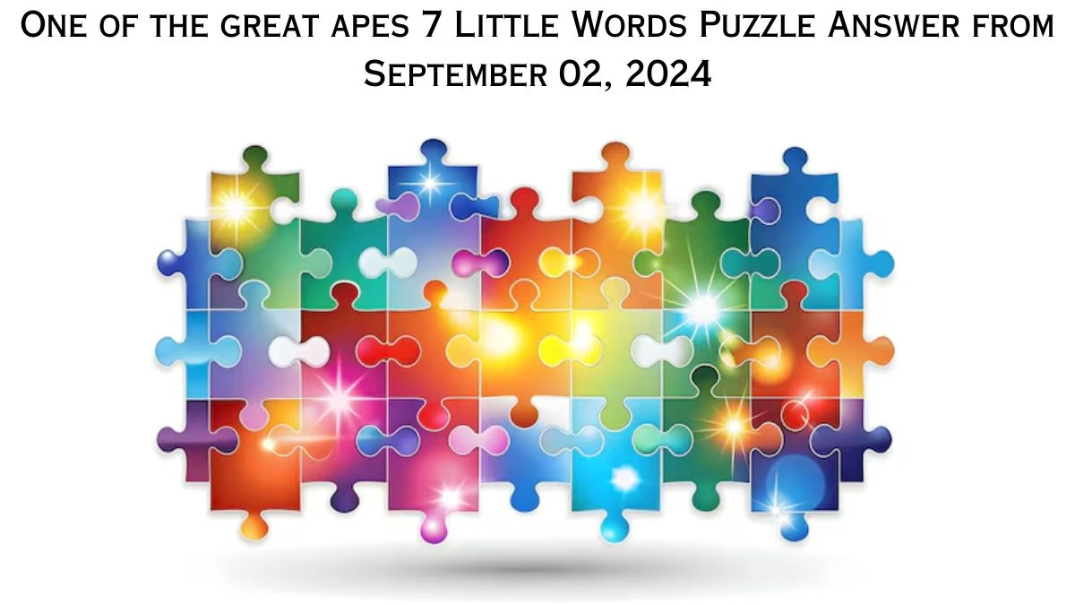 One of the great apes 7 Little Words Puzzle Answer from September 02, 2024