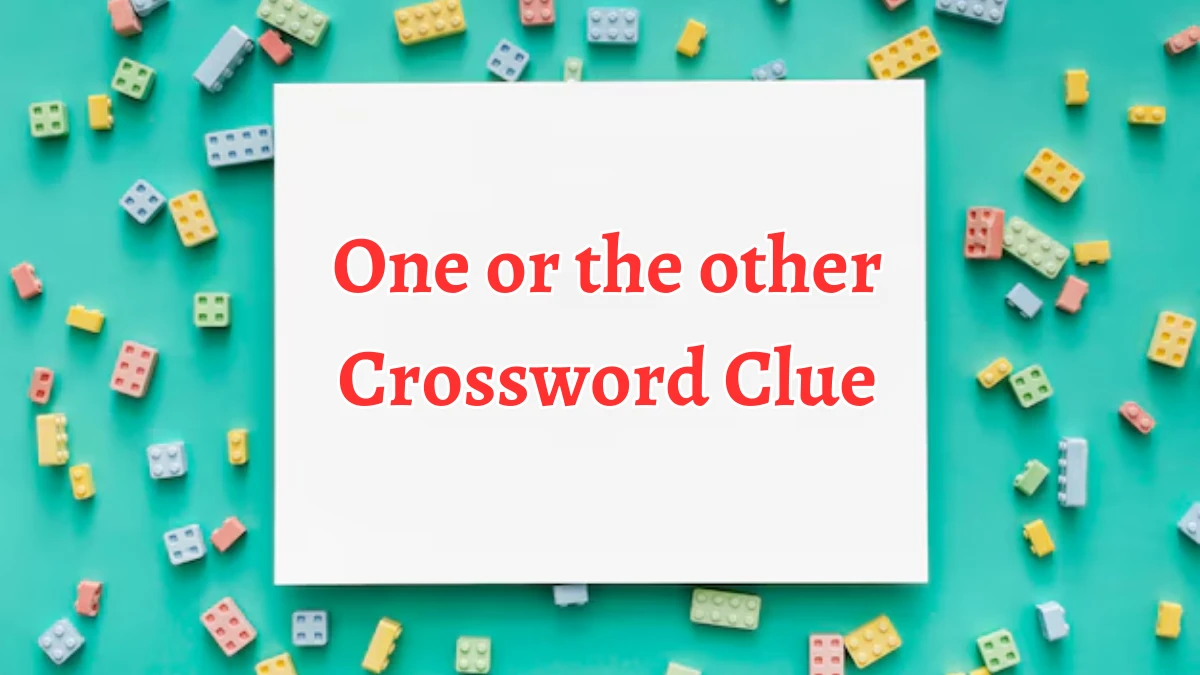 One or the other Irish Daily Mail Quick Crossword Clue Puzzle Answer from September 09, 2024