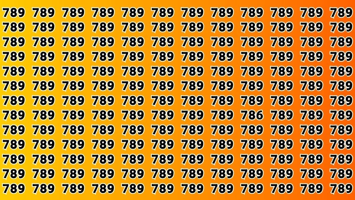 Optical Illusion Brain Test: Only highly intelligent people can spot the Number 786 in 8 Secs