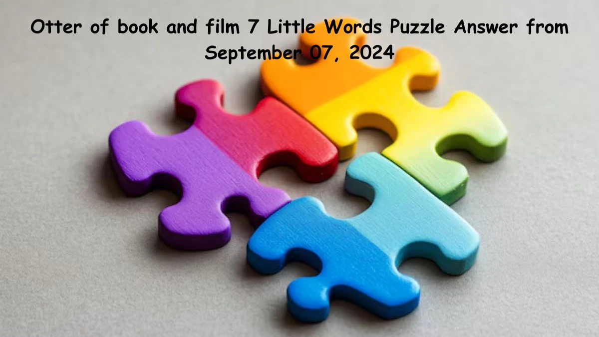 Otter of book and film 7 Little Words Puzzle Answer from September 07, 2024