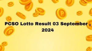 PCSO Lotto Result 03 September  2024