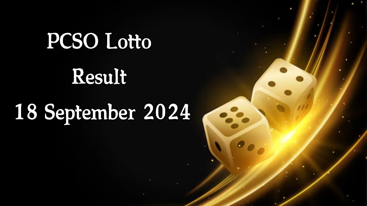 PCSO Lotto Result 18 September 2024