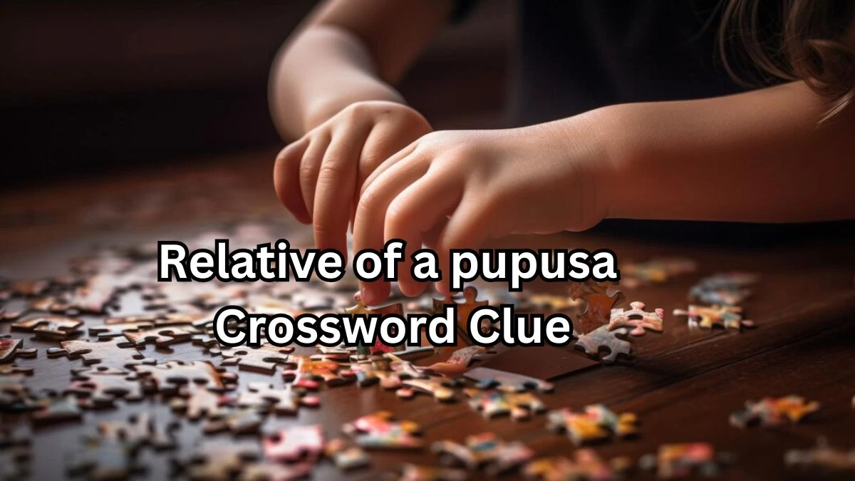 Relative of a pupusa NYT Crossword Clue Puzzle Answer from September 06, 2024