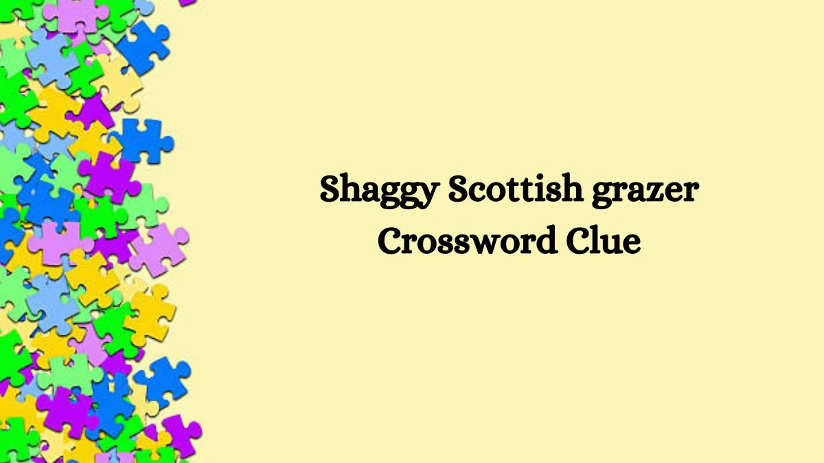 Shaggy Scottish grazer NYT Crossword Clue Puzzle Answer from September 28, 2024