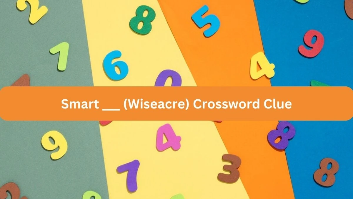 Smart ___ (Wiseacre) NYT Crossword Clue Puzzle Answer on September 24, 2024