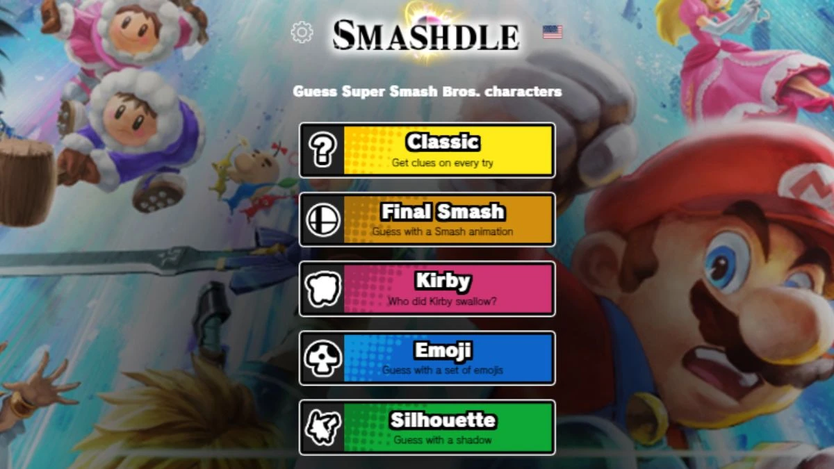 Smashdle Answers Today September 04, 2024: Classic, Final Smash, Kirby, Emoji, Silhouette