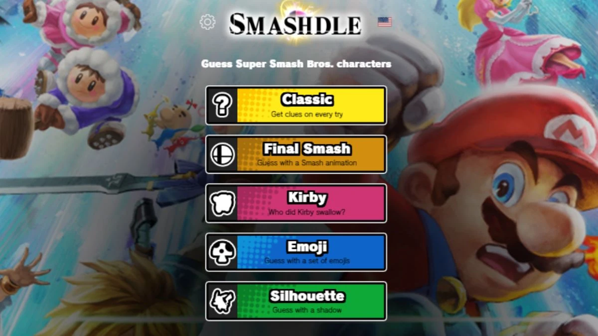 Smashdle Answers Today September 05, 2024: Classic, Final Smash, Kirby, Emoji, Silhouette