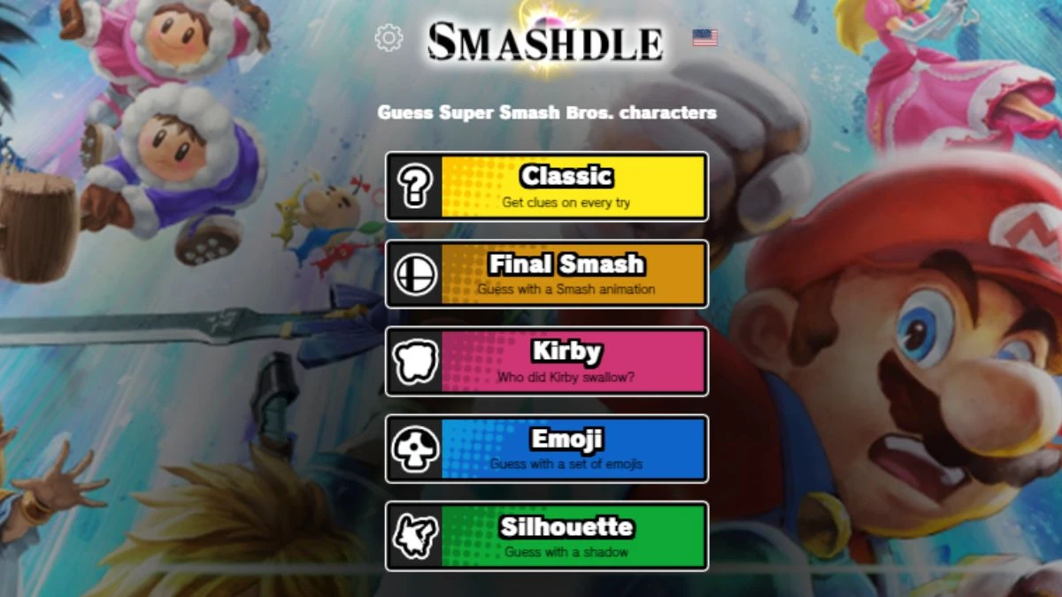 Smashdle Answers Today September 06, 2024: Classic, Final Smash, Kirby, Emoji, Silhouette