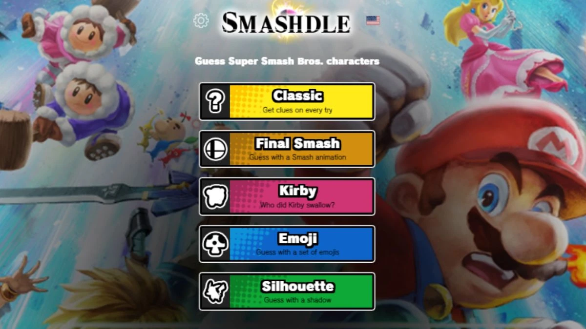 Smashdle Answers Today September 11, 2024: Classic, Final Smash, Kirby, Emoji, Silhouette