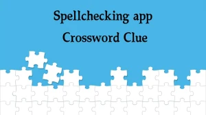 Spellchecking app 7 Little Words Puzzle Answer from September 24, 2024