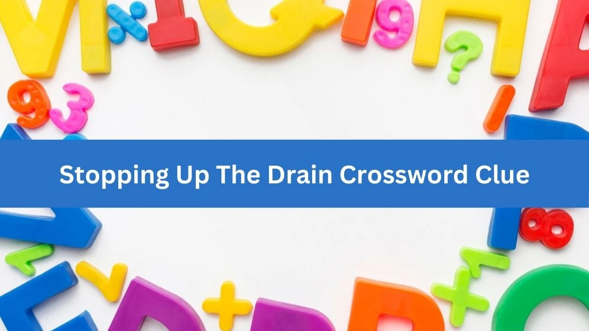 Stopping Up The Drain 7 Little Words Puzzle Answer from September 18, 2024