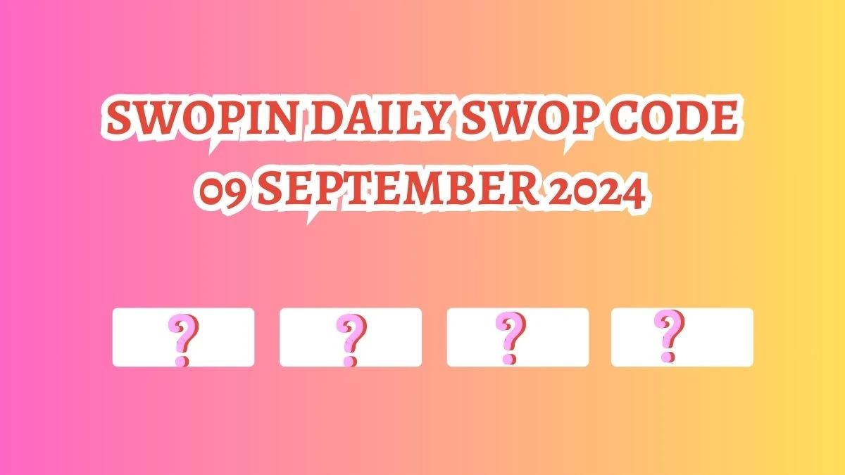 Swopin Daily Swop Code 09 September 2024