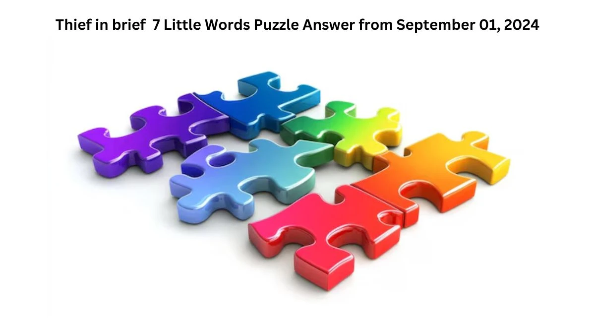 Thief in brief 7 Little Words Puzzle Answers from September 01, 2024