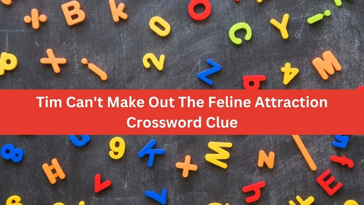 Tim Can't Make Out The Feline Attraction Crossword Clue Puzzle Answer from September 12, 2024