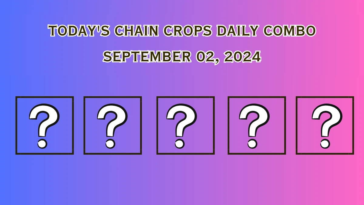 Today's Chain Crops Daily Combo September 02, 2024