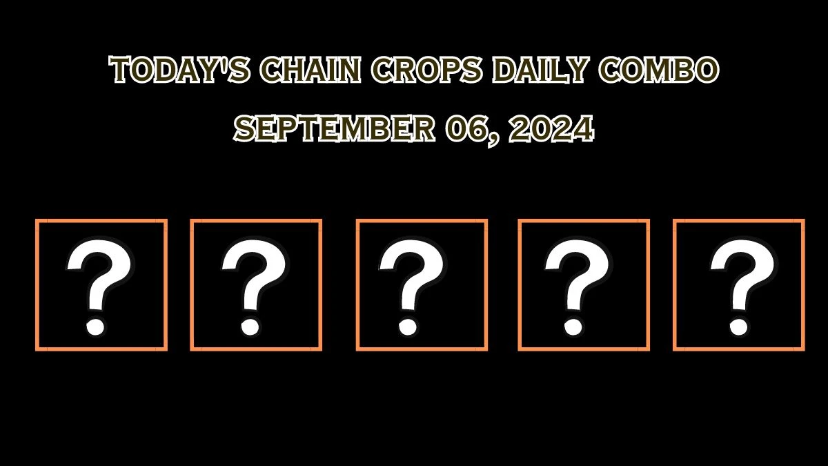 Today's Chain Crops Daily Combo September 06, 2024