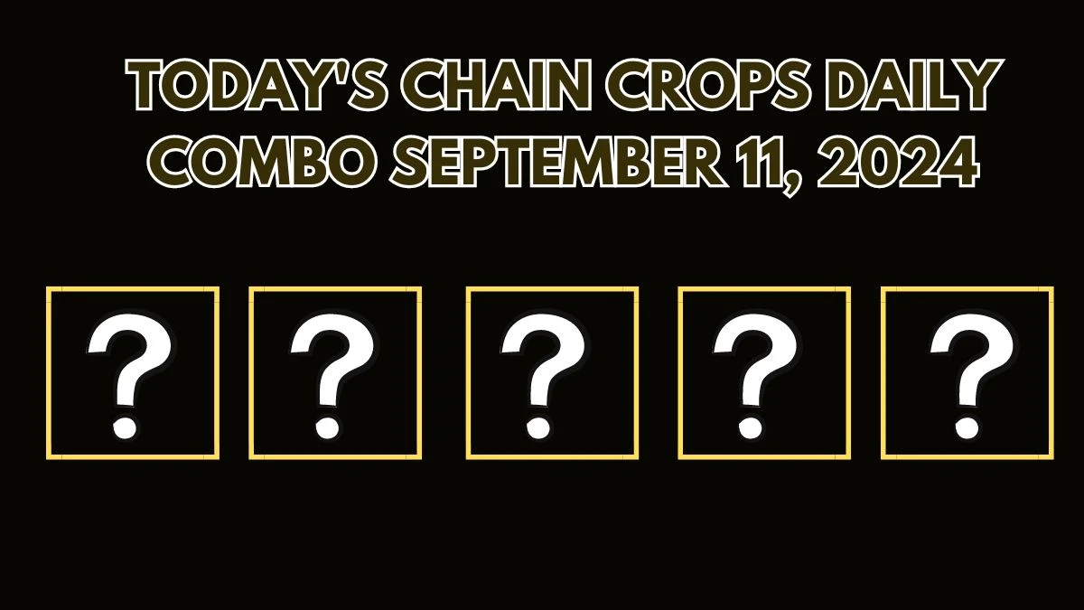 Today's Chain Crops Daily Combo September 11, 2024