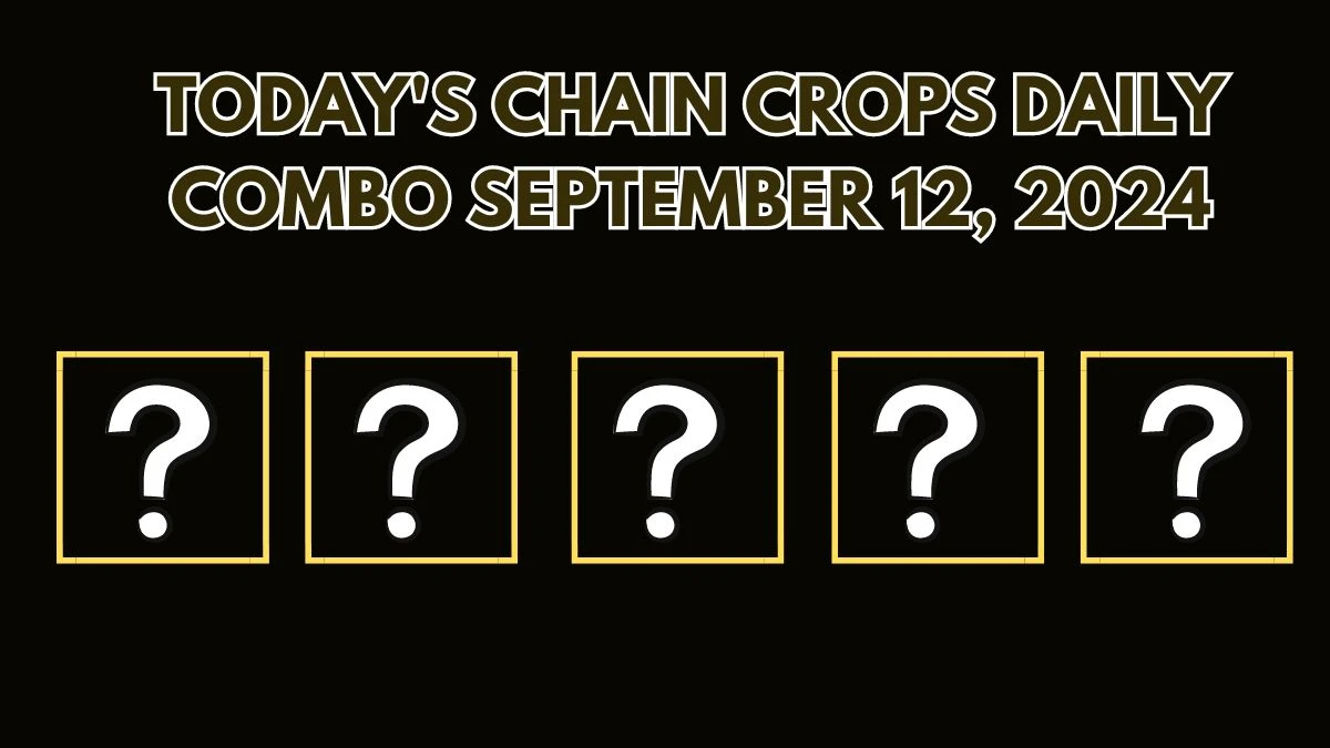 Today's Chain Crops Daily Combo September 12, 2024